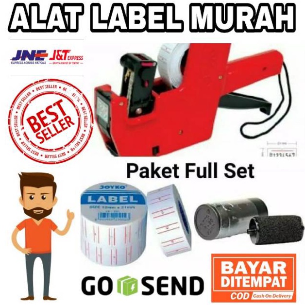 

KODE D12O P BISA COD JK OFFICE ALAT LABEL HARGA JOYKO PRICE LABELLER penempel harga barang murah