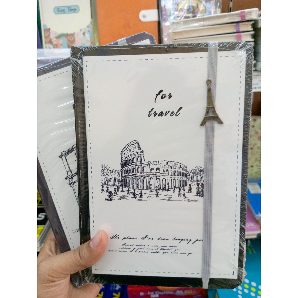 

NoteBook / Buku Agenda Travel Cover Tebal