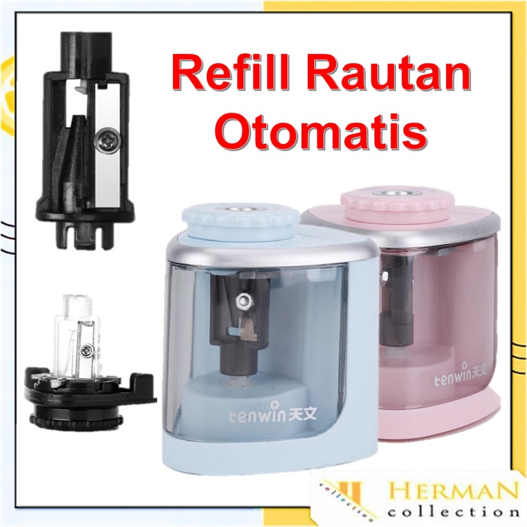 

HC Refill Rautan Pensil Listrik Otomatis Manual Baterai Rautan Pensil Refill Elektrik Portebel Pencil Sharpener Rautan Pensil Rotary Pensil 6-8mm Untuk Alat Tulis Sekolah Kantor