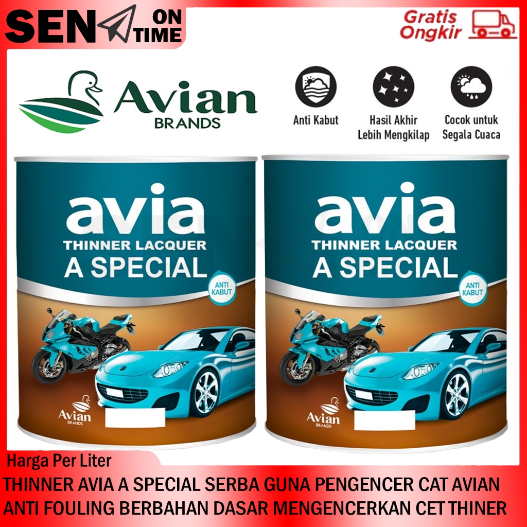 Thinner Pengencer Cat Avian Brands Avia A Special Guna Anti Fouling Berbahan Dasar Cet Mengkilap Isi