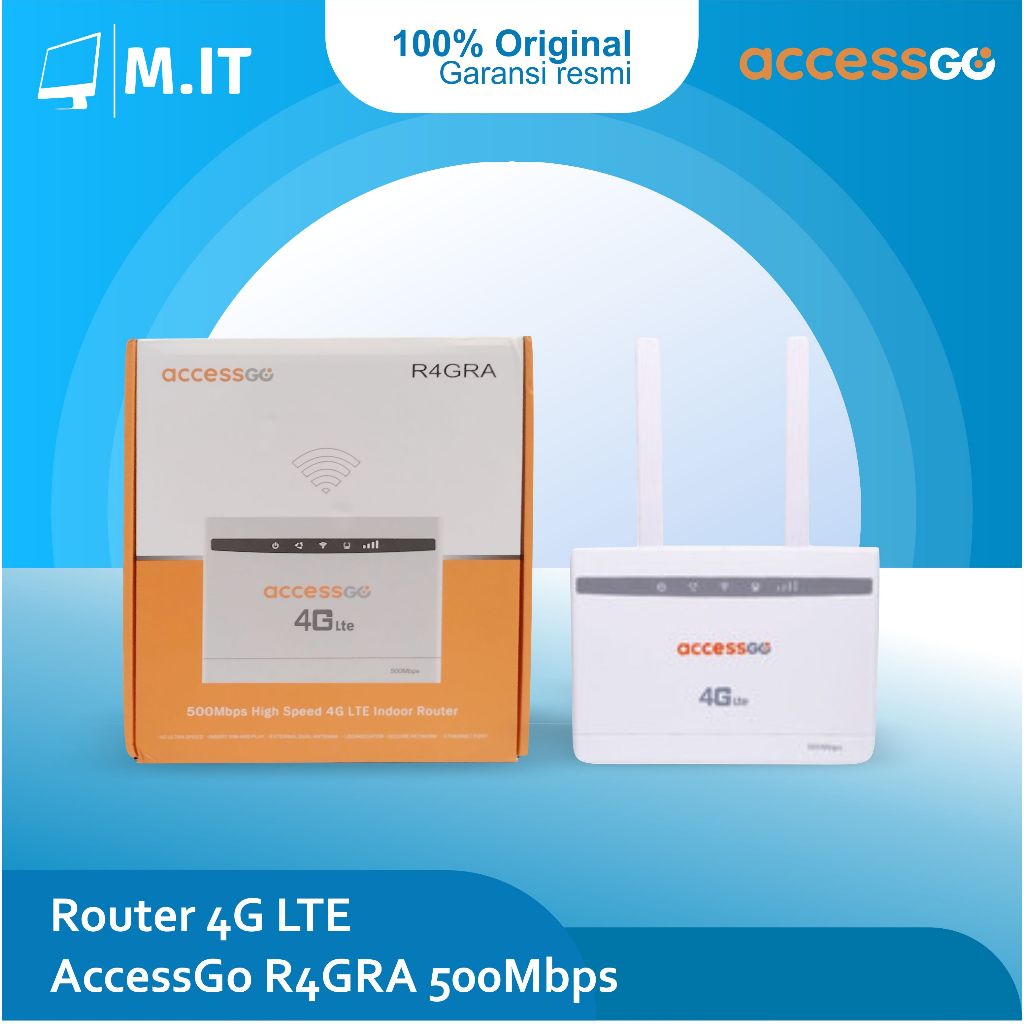 ACCESSGO R4GRA 500MBPS 4G LTE MODEM WIFI SEMUA OPERATOR