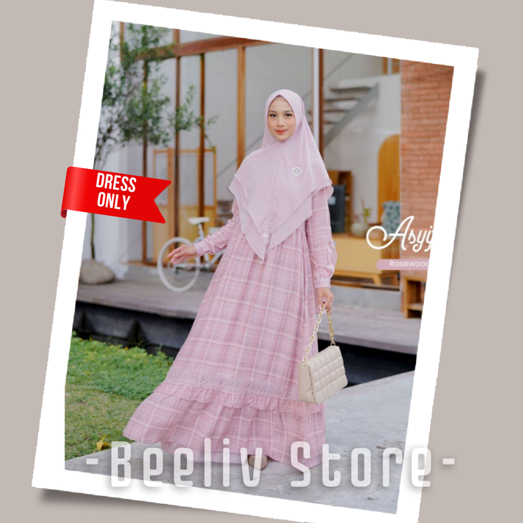 Gamis Rayon Diamond Asyifa Dress Only By Nadira