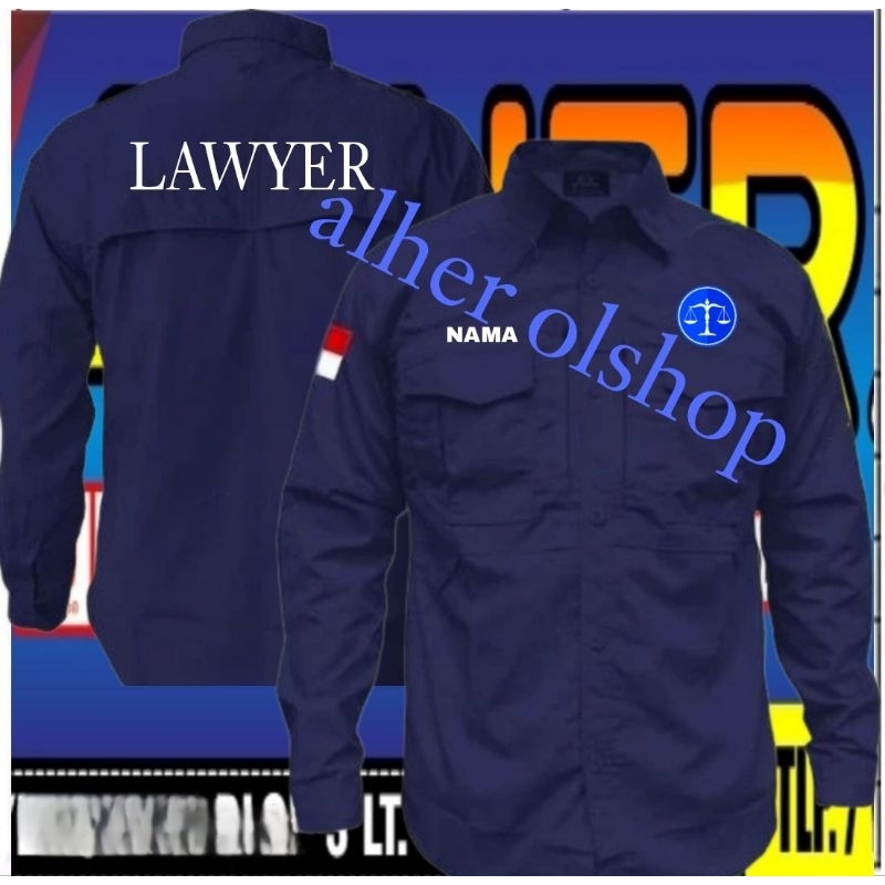 kemeja tactical lawyer baju tactical lawyer kemeja lawyer baju lawyer seragam lawyer Pdl lawyer keme