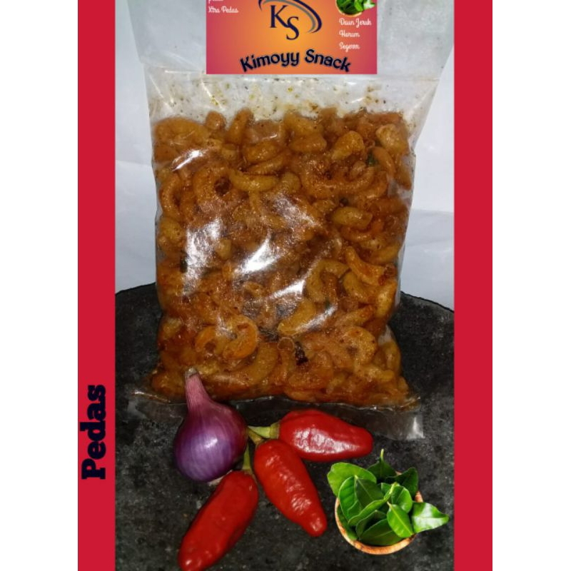 

Makaroni Kimoyy | Pedas | Gurih | Renyah Kriuk | Aroma Daun Jeruk | Ngeunah Pisan 500 gr