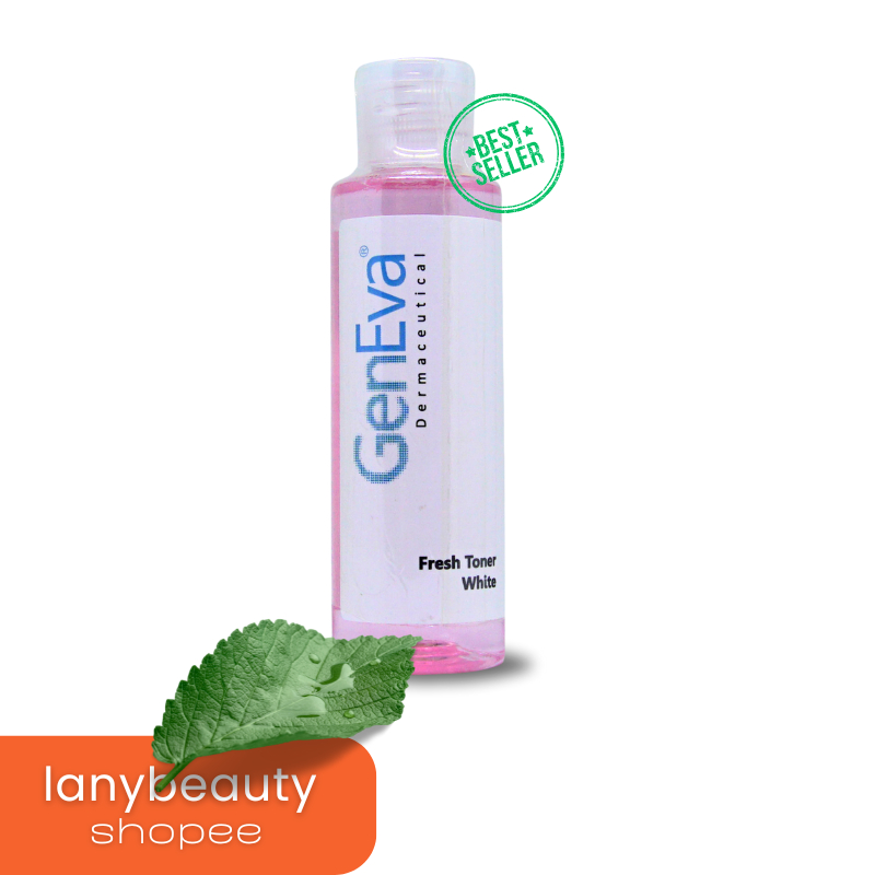 Geneva Fresh Toner White 60ml penyegar wajah dengan whitening