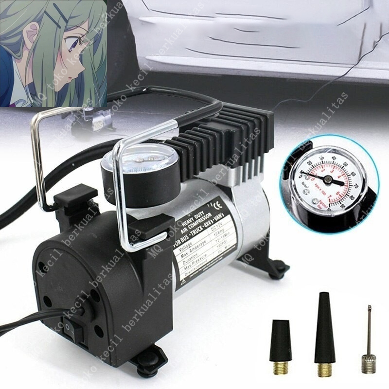 POMPA MINI SILVER POMPA BAN POMPA SERBAGUNA POMPA BAN MOBIL