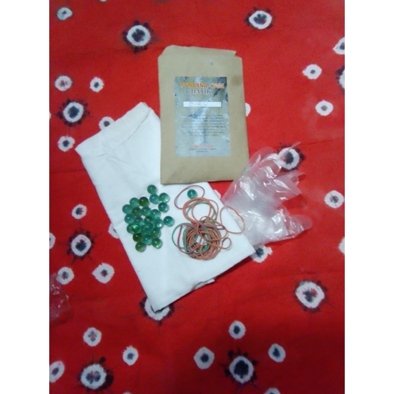 PAKET BATIK JUMPUTAN dengan pewarna NAPTOL