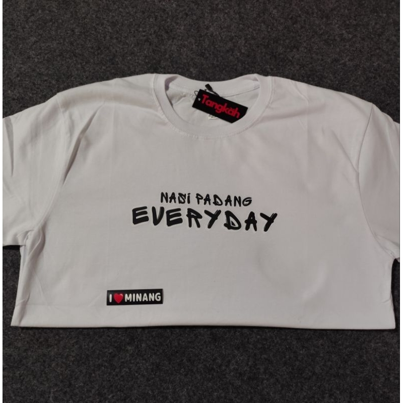 Baju Kaos Terbaru Combad 24s KATA-KATA MINANG NASI PADANG EVERYDAY Terlaris