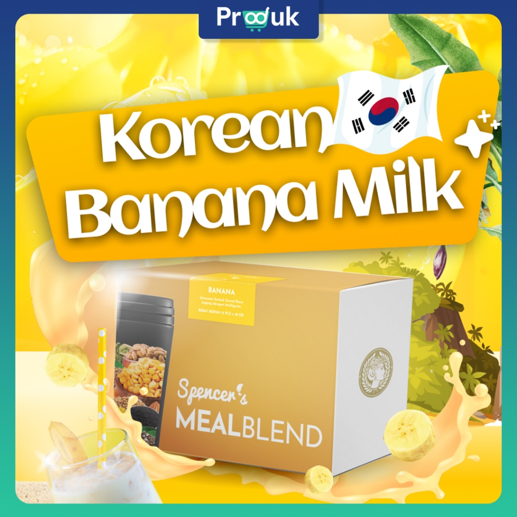

Spencer's MEALBLEND Korean Banana Milk (15 sachet) / Spencers MEALBLEND / Meal Replacement