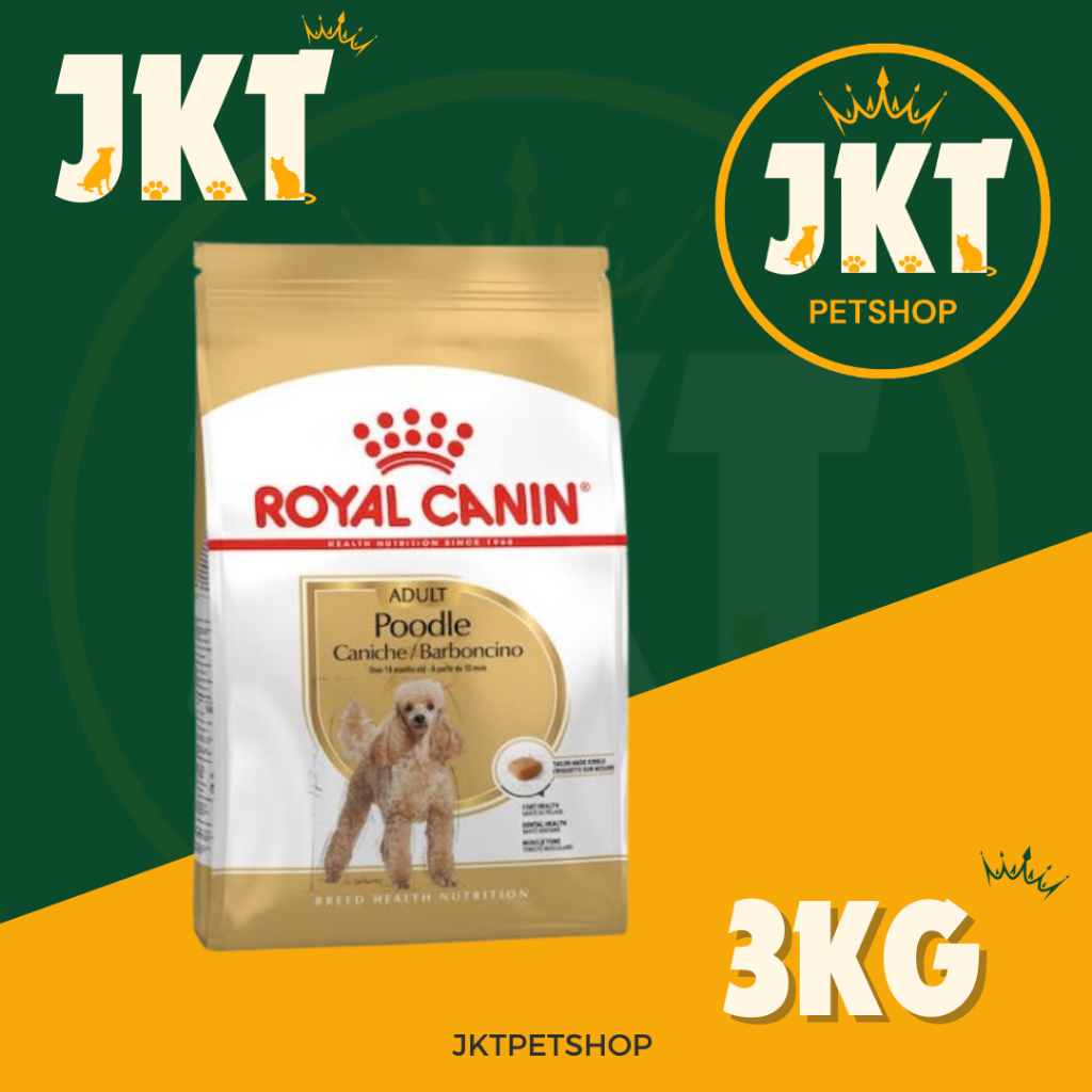Royal Canin Poodle Adult 3kg makanan anjing poodle