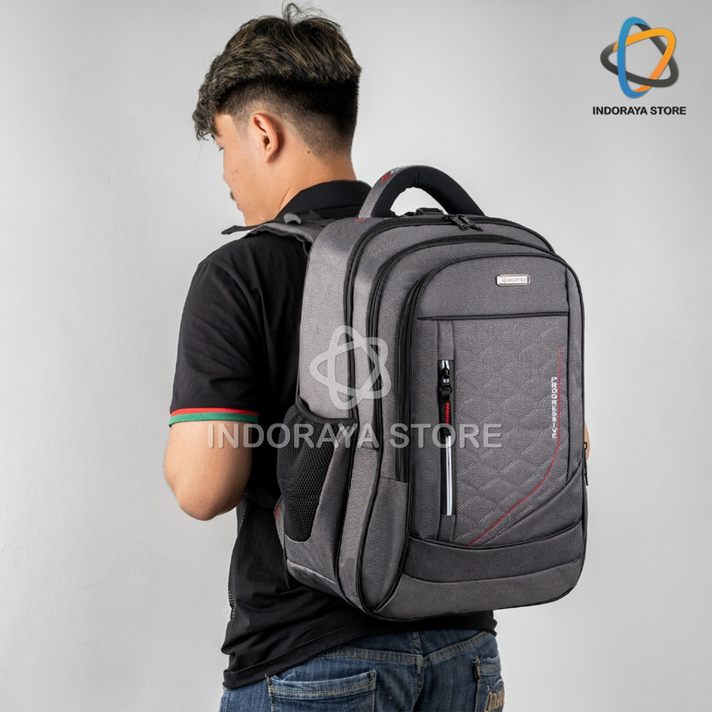 murah tas ransel sekolah polo goldvers pria wanita tas backpack ransel laptop 14inch original improt