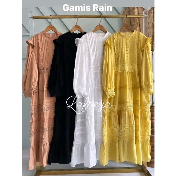 gamis rain, dress lfy, gamis bkk