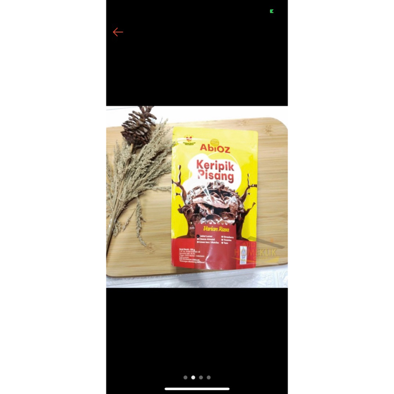 

keripik pisang lumer