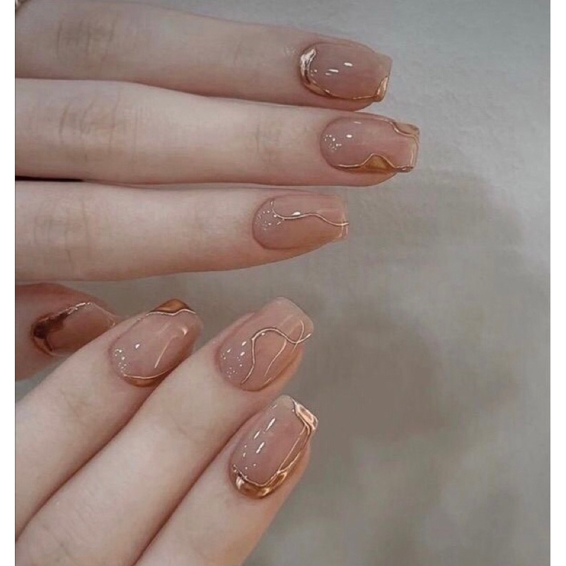 Korean Classic Nails - PRESS ON NAIL / KUKU PALSU / NAIL ART / KUKU PALSU MURAH / KUKU PALSU MEDAN /