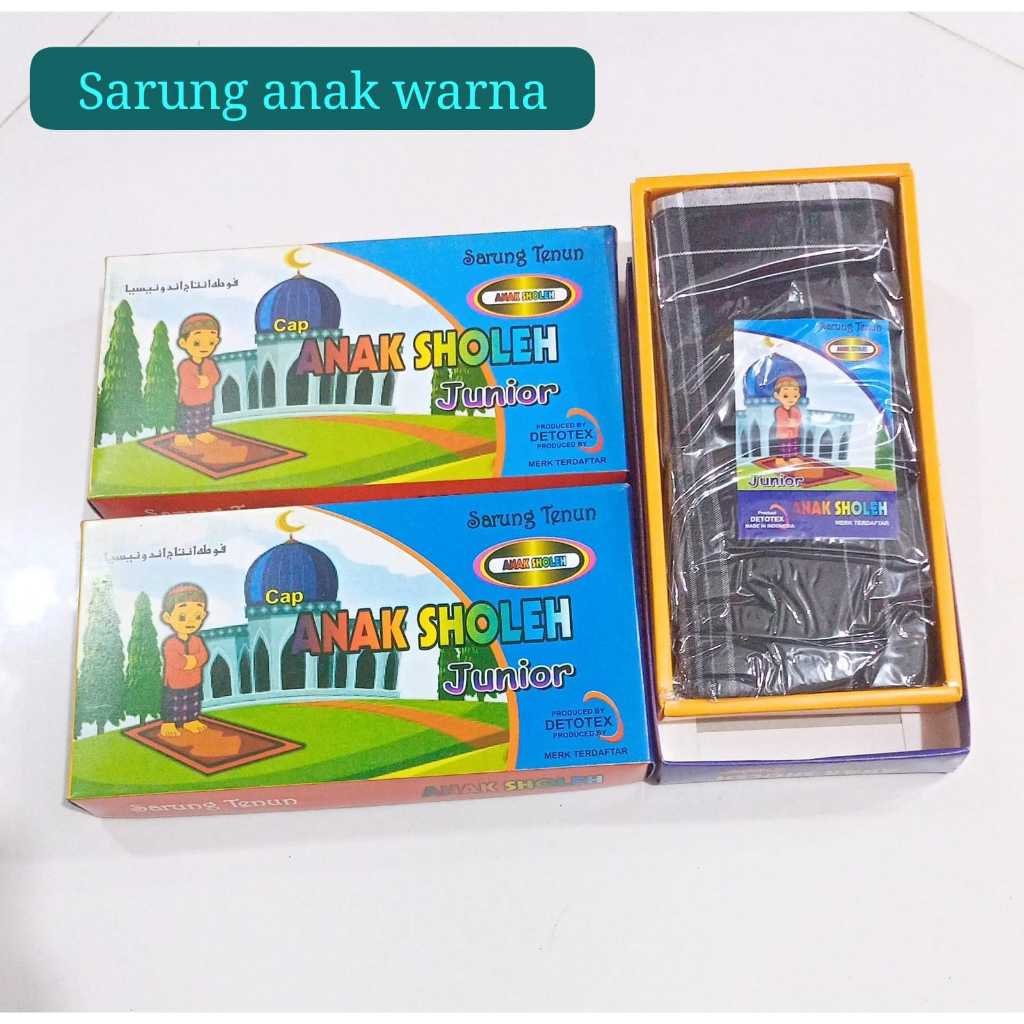 Sarung Warna Anak Sarung Ngaji Kain Sarung Anak