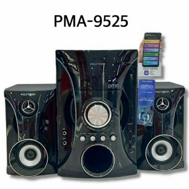 POLYTRON PMA 9525 SPEAKER AKTIF MULTIMEDIA BLUETOOTH 100% ORI