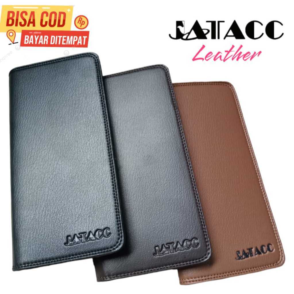 DOMPET PRIA BAHAN PU LEATHER / DOMPET IMPORT MURAH POLOS PRIA WANITA / DOMPET KANCING MAGNET PRIA. D