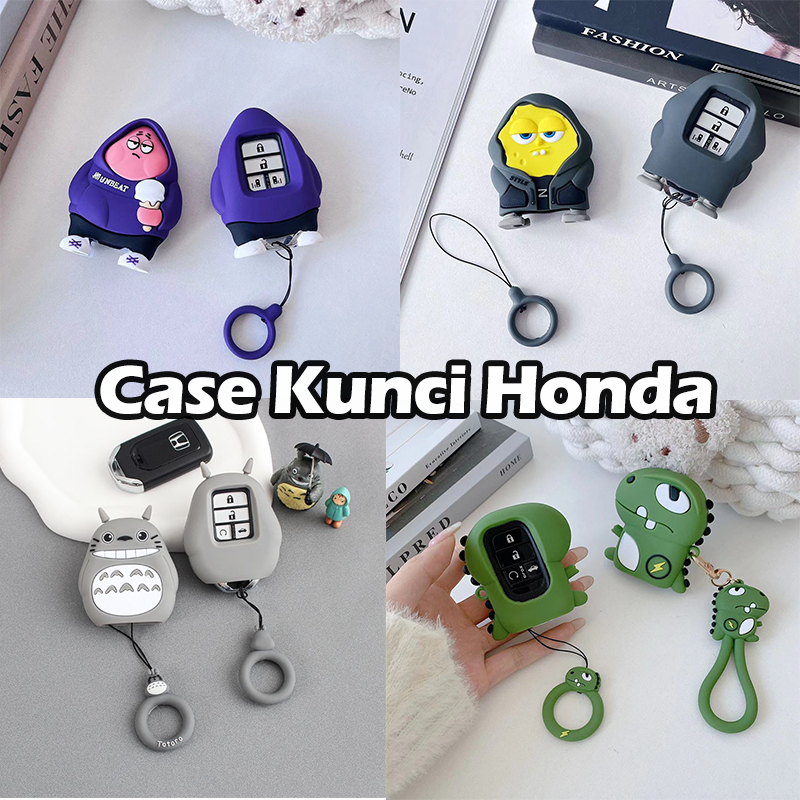 【FREE GANTUNGAN】Case Kunci Mobil  Honda Keyless Motor Honda Keyless Cover Key Car Honda  Silikon Cas