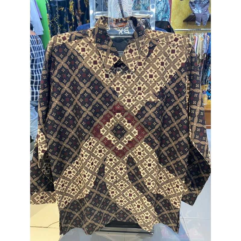 kemeja batik pria lengan panjang / Bali lestari