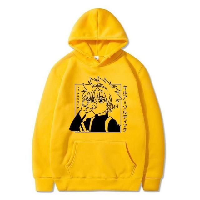 Sweater Hoodie KILLUA DRINK / Hoodie Jumper anime / Hoodie KILLUA DRINK  Size M L XL XXL XXXL