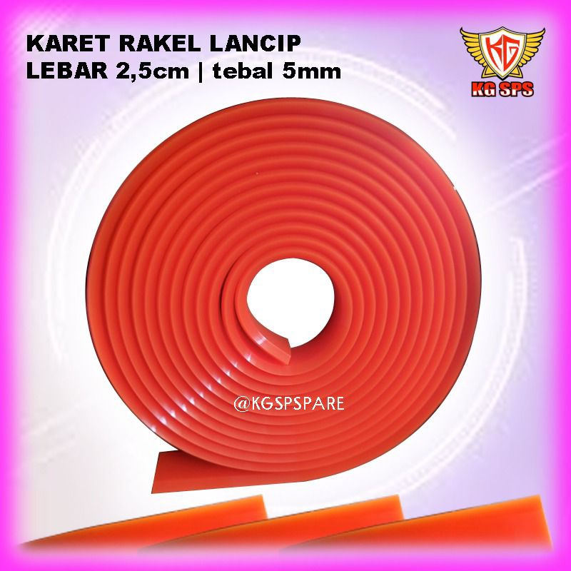 KARET RAKEL ORANGE LANCIP