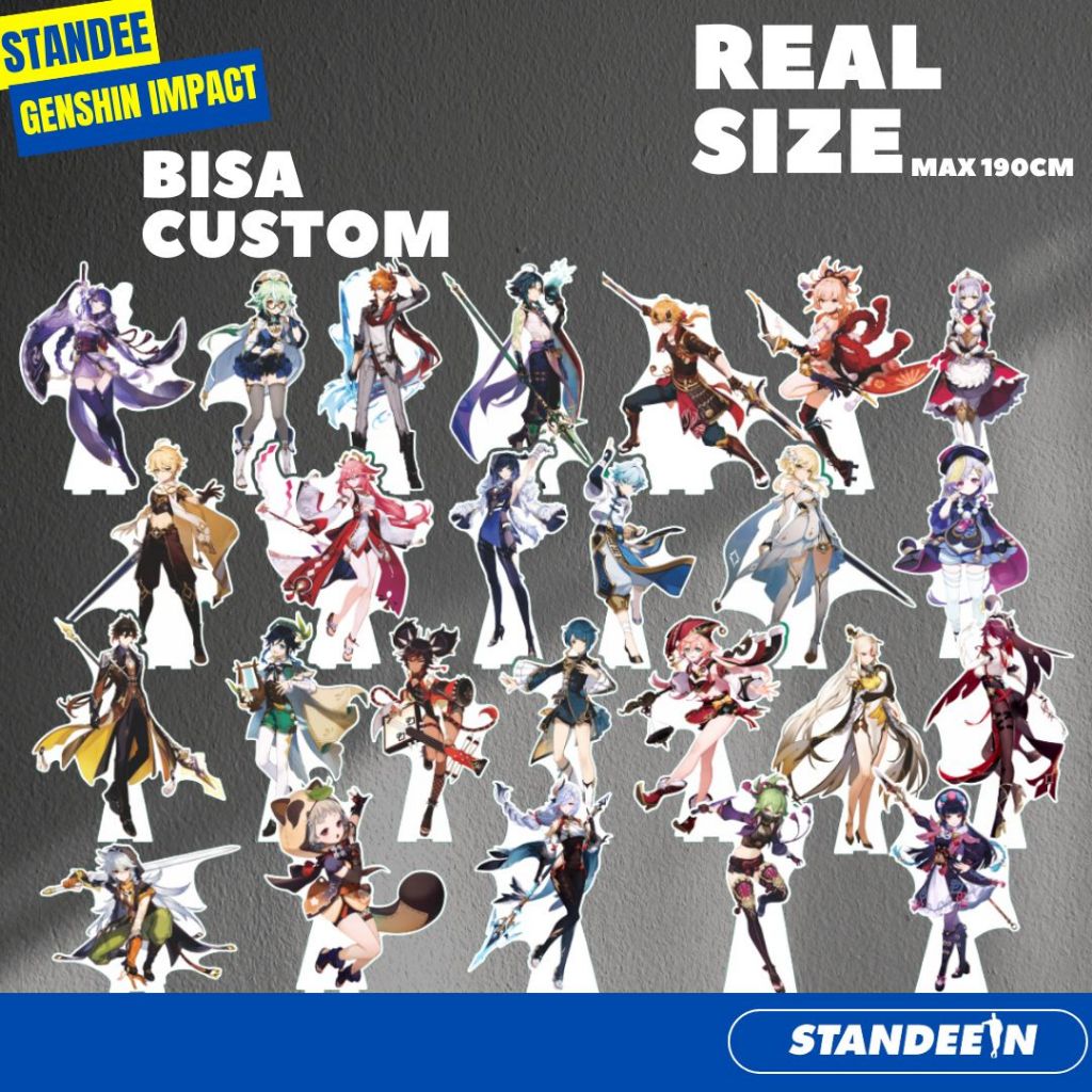 Standee Anime Genshin Impact/ Anime Standee Figure Genshin Impact