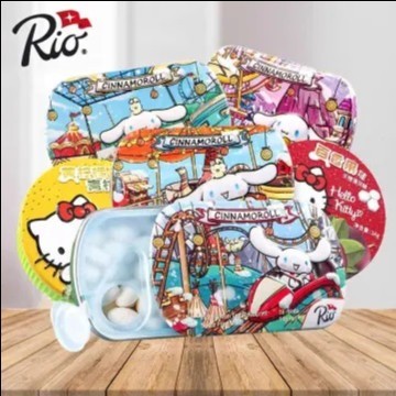 

RIO x SANRIO Sugar Free Mints National Trend/Amusement Park/Romantic Confession Candy - 14g