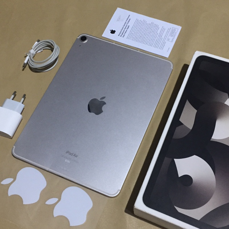 Ipad Air 5 256gb wifi cell ibox second bekas pakai normal fullset ori