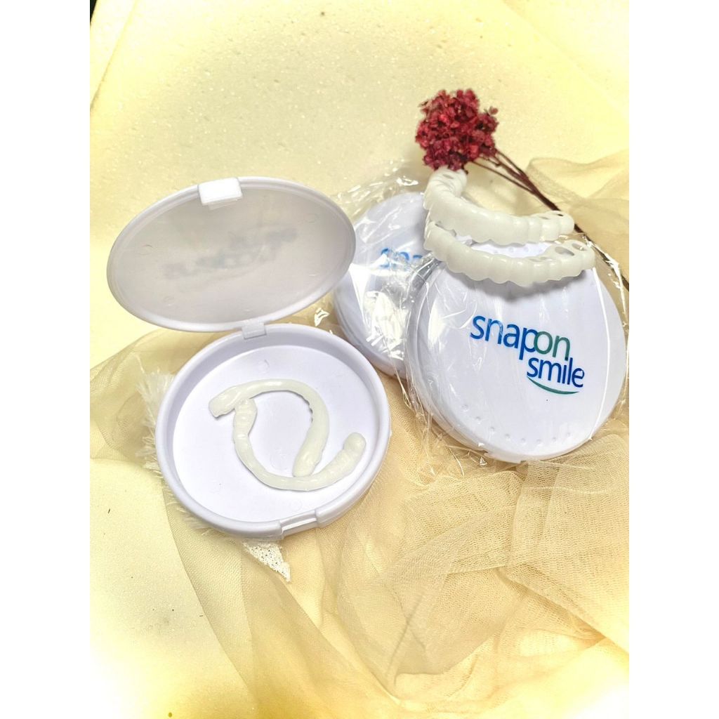 ✅ PROMO MURAH SNAP ON SMILE SEPASANG / Snap on Smile Gigi Palsu Veener Gigi Perfect Smile / Sepasang