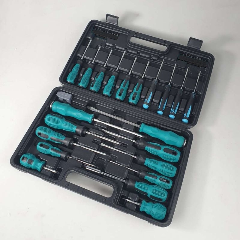 Set Obeng Universal 42 In 1 Magnetic Bits Screwdriver Obeng Philips, U, Segitiga Obeng Cungkil