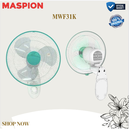 MASPION KIPAS ANGIN MWF 31K KIPAS DINDING PROMO/MWF31K/MWF-31K/MWF 31 K/ORIGINAL MASPION/GARANSI