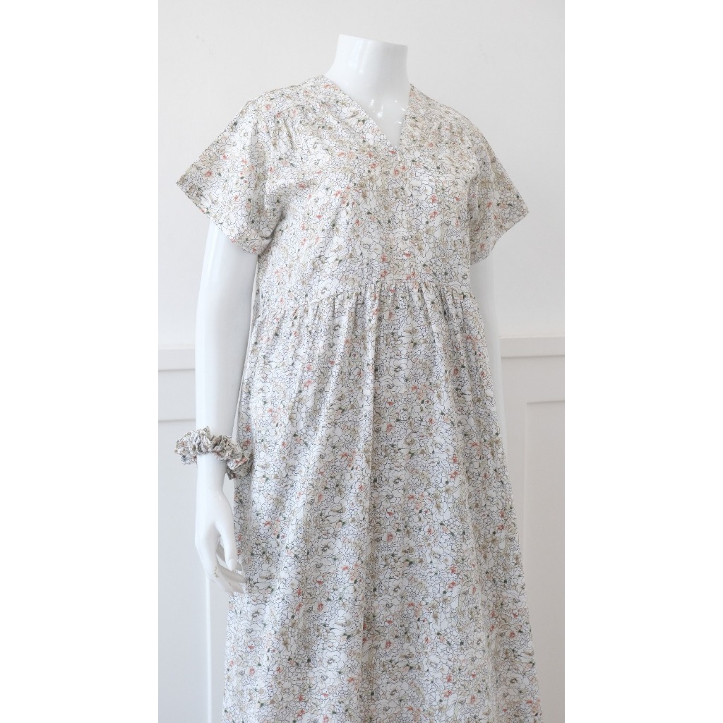 CARISSA DRESS KAZEA GREEN Homedress Daster Asma daily wear Asma dailywear Asmadailywear