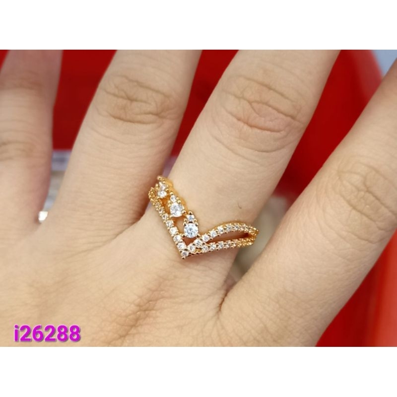 Cincin xuping permata lapis emas