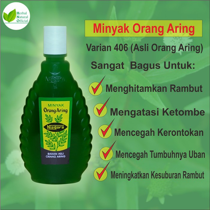 ORANG ARING NIAGARA ORIGINAL 100ML / BOTOL PLASTIK ( TIDAK MUDAH PECAH)