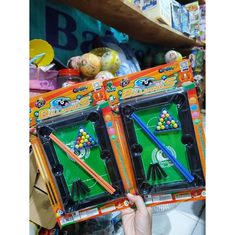 Mainan Anak Biliar Meja Biliard Mini