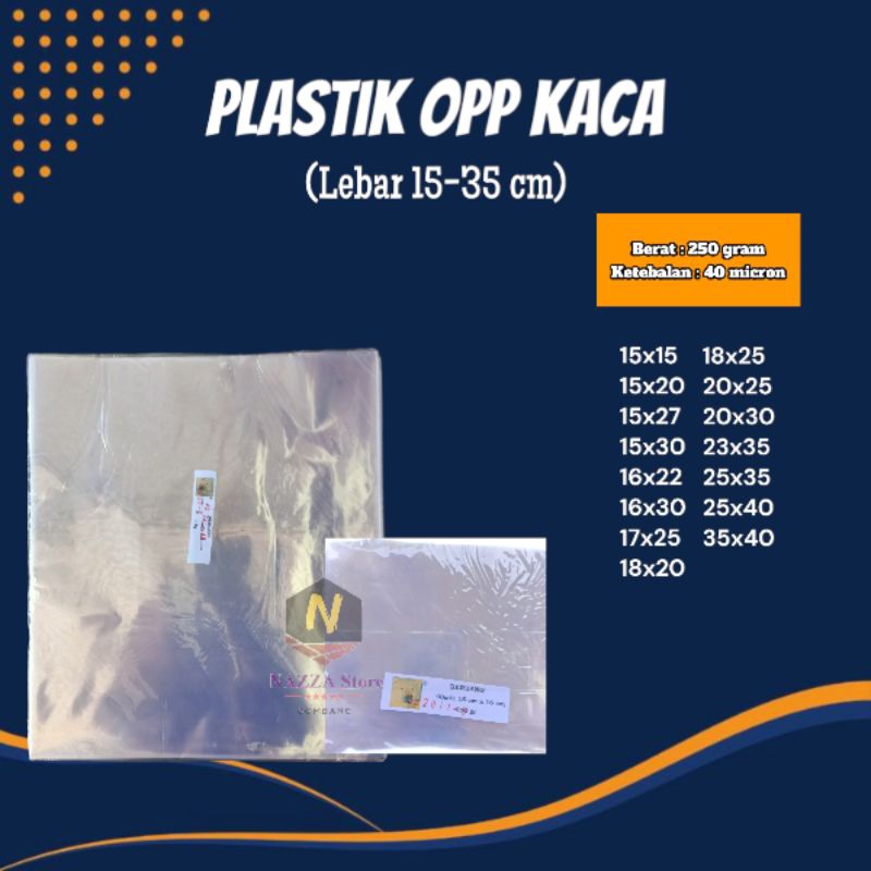 

OPP Tanpa Lem berat 250g lebar 15-35 cm