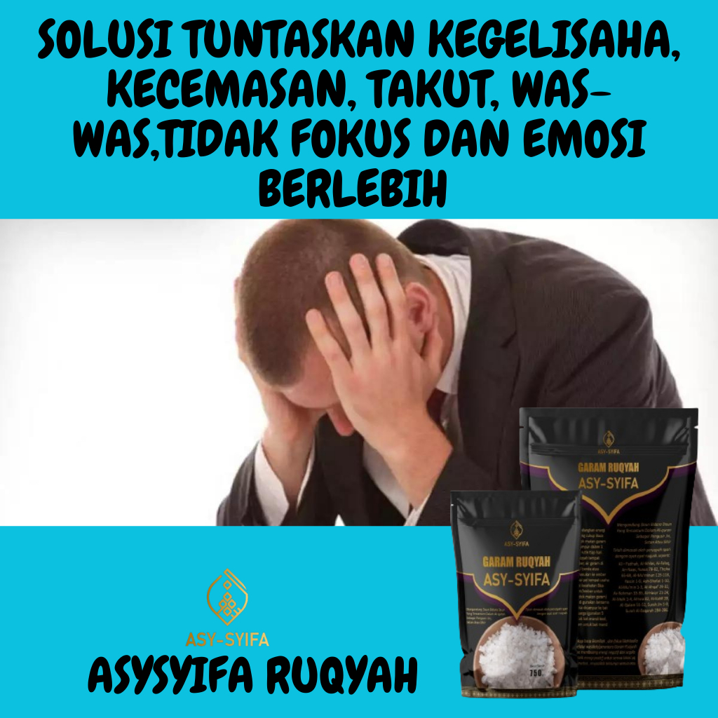 

Garam Asma Ruqyah Bidara AsySyifa Original - SOLUSI TUNTASKAN WAS-WAS, DAN EMOSI BERLEBIH