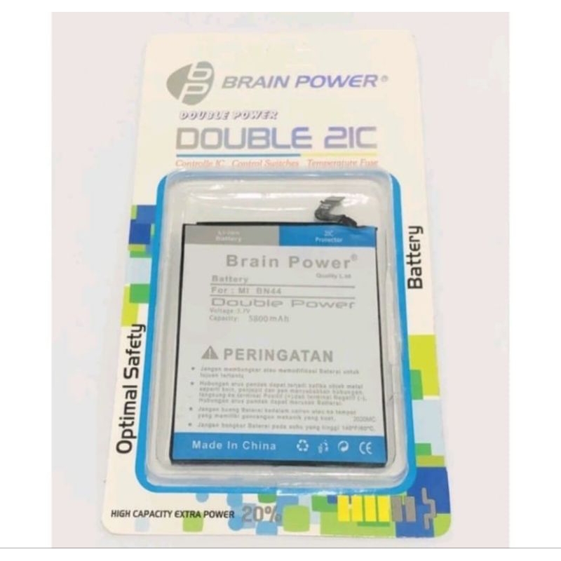 BATERAI BATRE BATERAI XIAOMI REDMI 5 PLUS BN44 BN 44 DOUBLE POWER