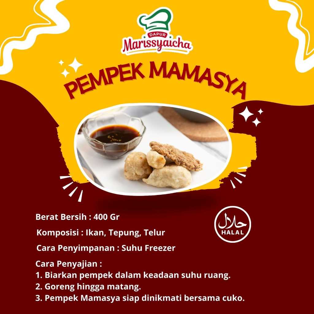 

Pempek Mamasya Dapur Marissya Icha Isi 10 Pcs