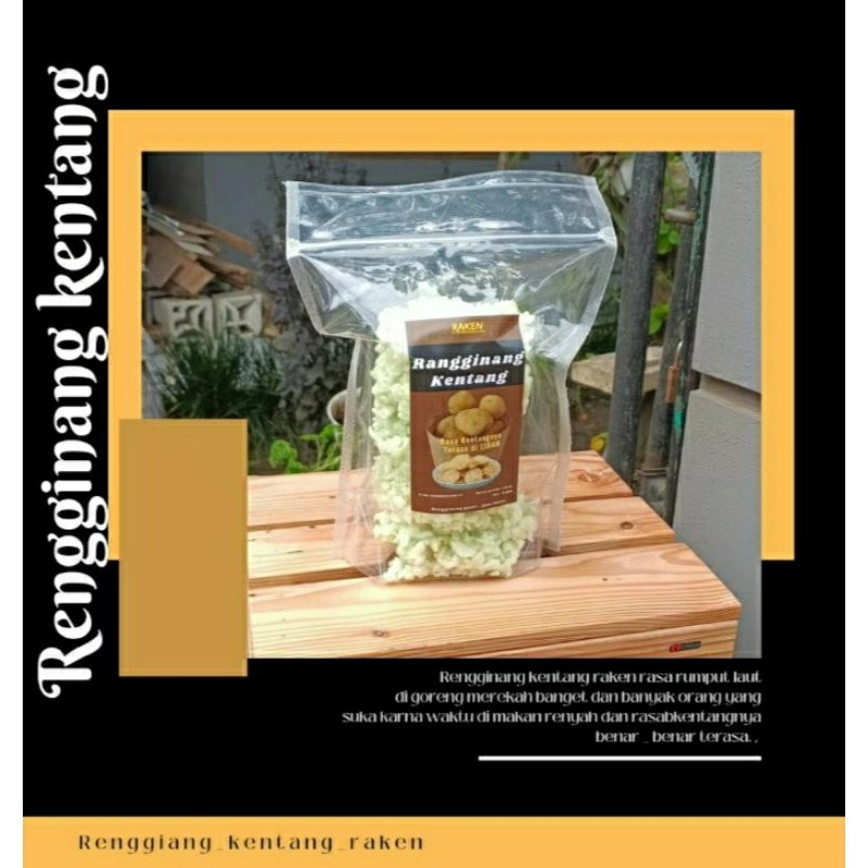 

Rengginang matang cemilan makanan ringan keripik kentang kerupuk enak original
