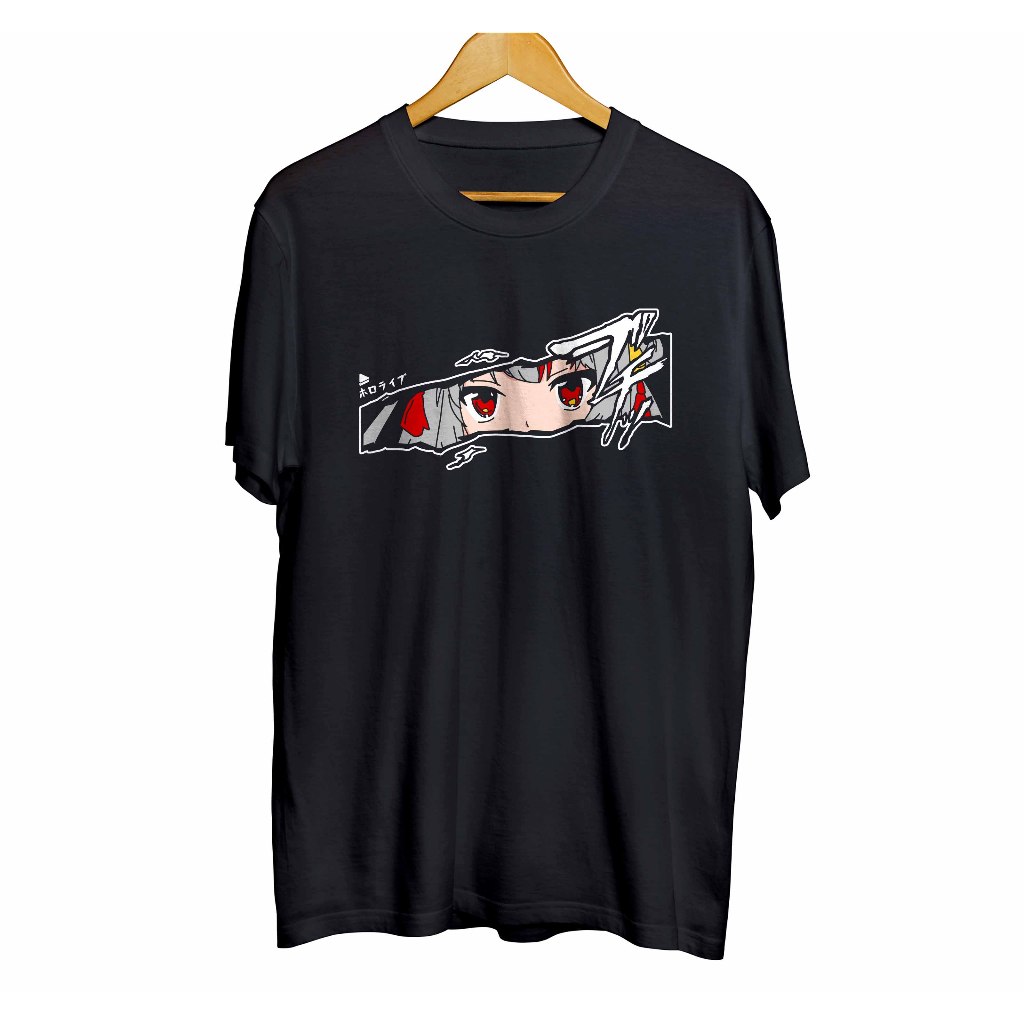 Kaos distro infinite anime vtuber NAKIRI AYAME EYES - HOLOLIVE JP material combed 30s