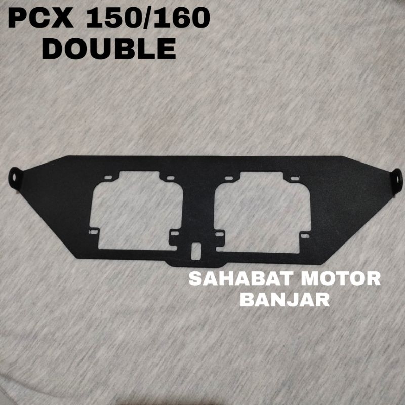 BRACKET PROJIE LAMPU BILED DOUBLE BREKET LAMPU BILED 2.5 INCH PNP PCX PCX 150 PCX 160