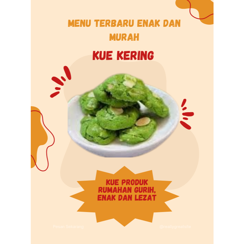 

Kue Kering Rasa Matcha Home Made Enak dan Lezat