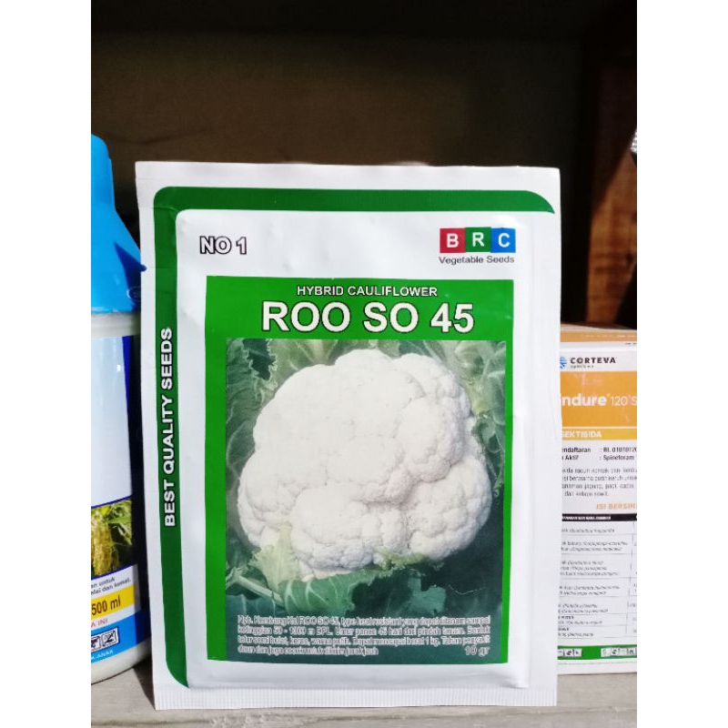 benih kembang kol roo so 45 kemasan 10 gr original pack