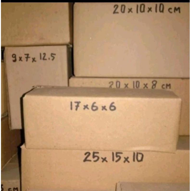 

kardus packing uk 17×6×6cm polos luar dalam