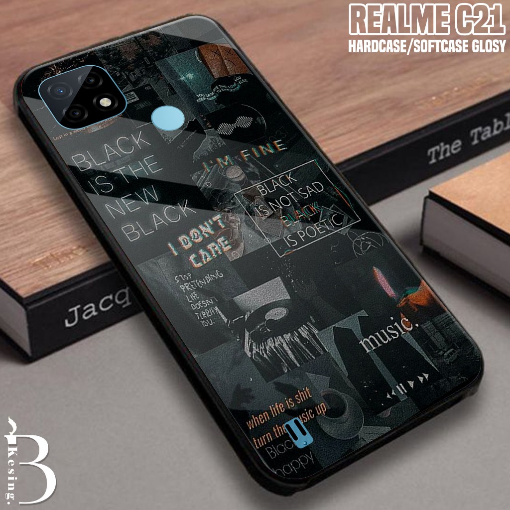 Case Realme C21 Motif AESTH - Casing Hp Realme C21 Terbaru -  Silikon Hp Realme C21 - Kesing Hp - So