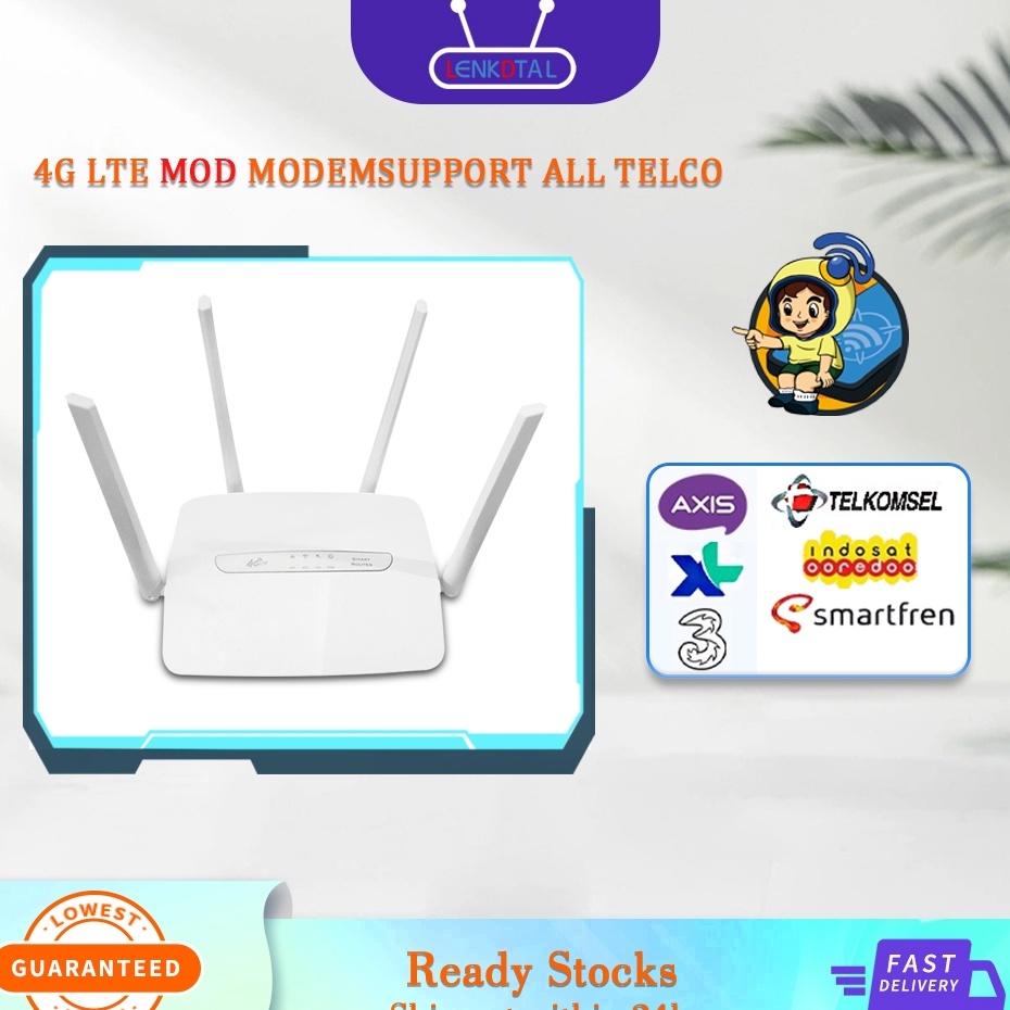Pilihan Terbaik LX6 Wifi Modem Unlocked Modem Router WiFi 4G LTE CPEL8 Smart H3