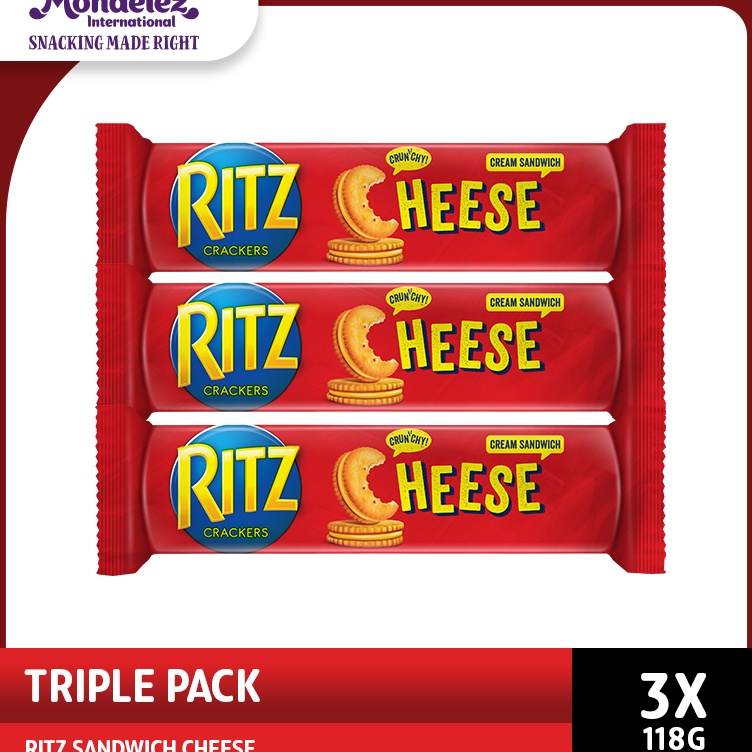 

Ritz Sandwich Rasa Keju 118 gr Triple Pack