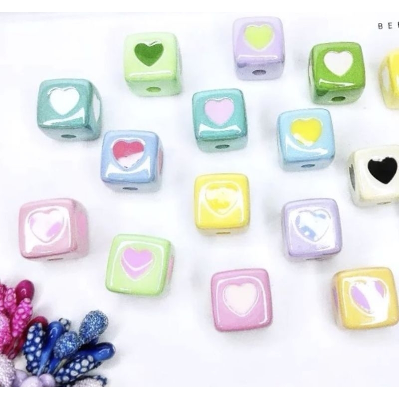 3pc Mote manik kotak paste love