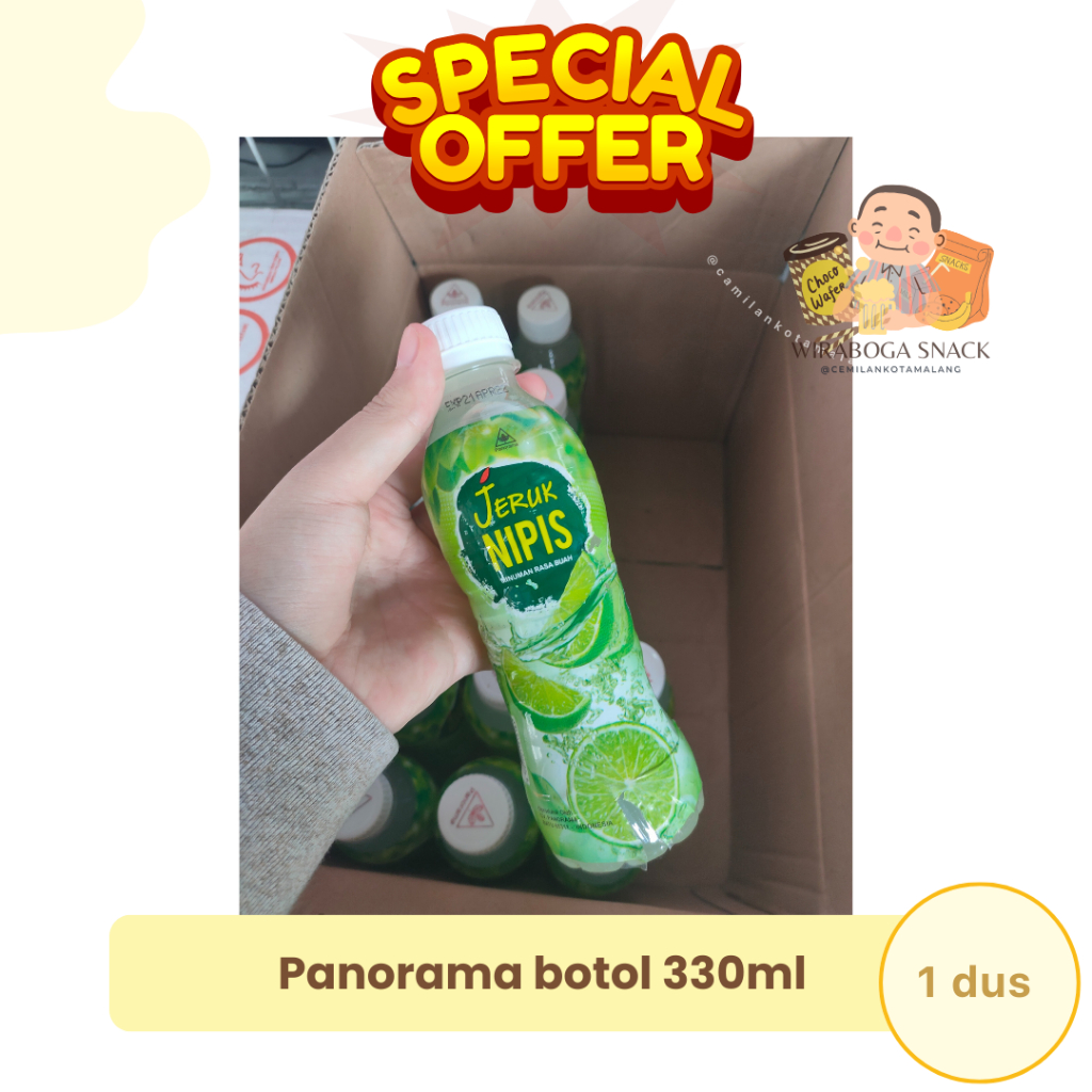 

Panorama apel batu - sari apel oleh-oleh khas Batu Malang Botol 330 Ml